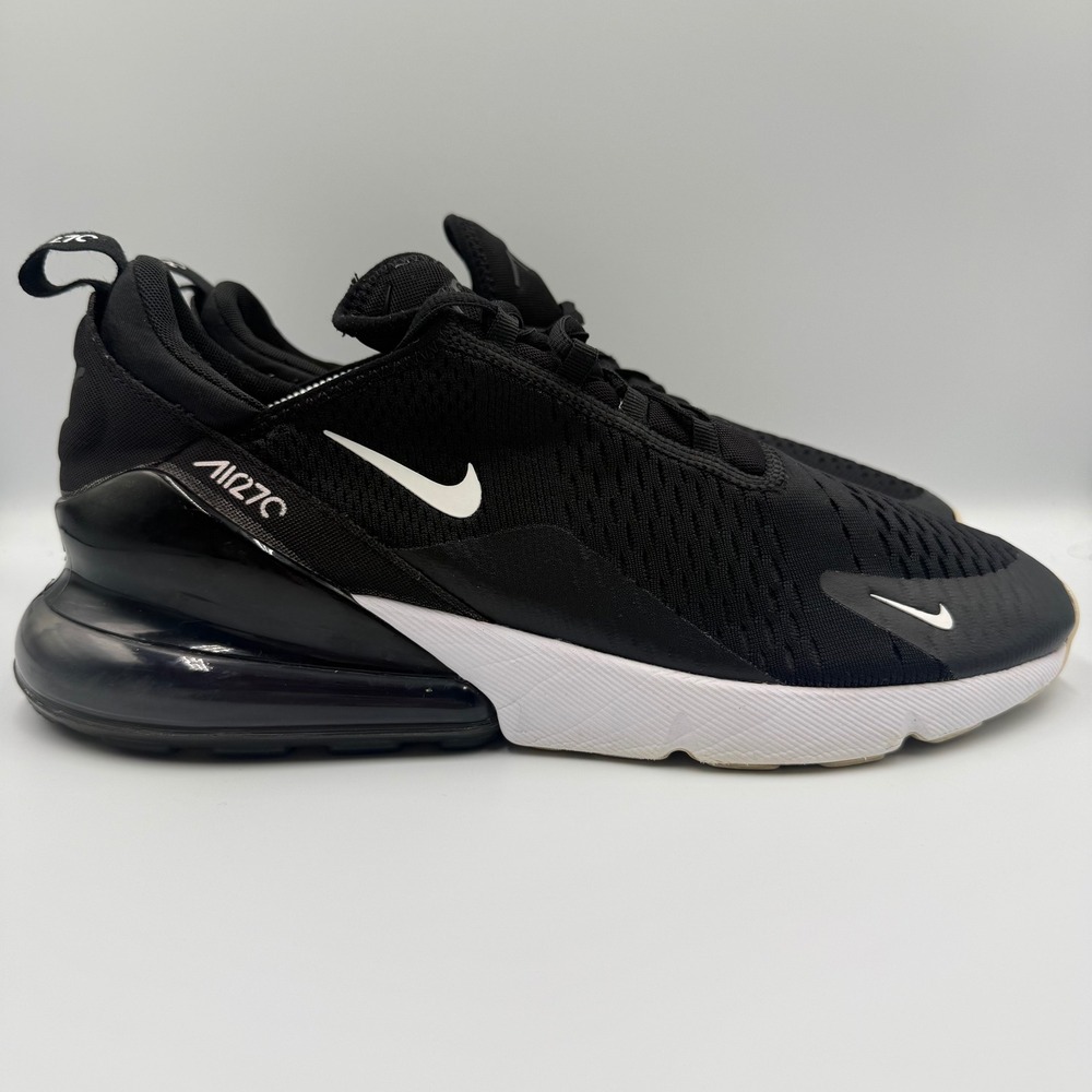 Nike Air Max 270 Men's Size 12 Black White Lifestyle Shoes Sneakers AH8050-002